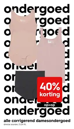 HEMA Alle corrigerend damesondergoed aanbieding