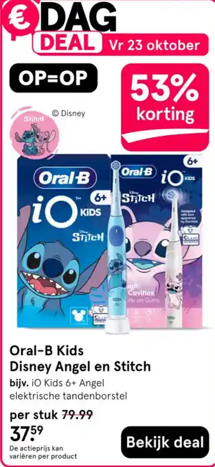Oral-B Kids Disney Angel en Stitch