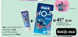 Etos Oral-B iO Kids Stitch aanbieding