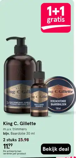 Etos King C. Gillette aanbieding
