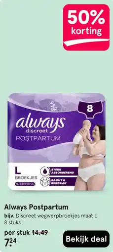 Etos Always Postpartum aanbieding