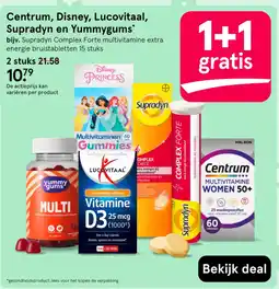 Etos Centrum, Disney, Lucovitaal, Supradyn en Yummygums aanbieding