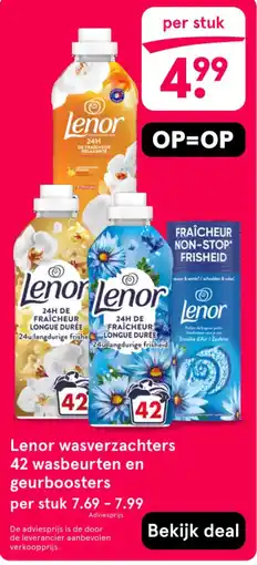 Etos Lenor wasverzachters aanbieding