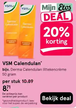 Etos Vsm calendulan aanbieding