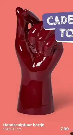 Xenos Handsculptuur hartje aanbieding