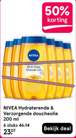 Etos NIVEA Hydraterende & Verzorgende doucheolie aanbieding