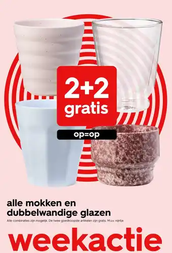 Alle mokken en dubbelwandige glazen