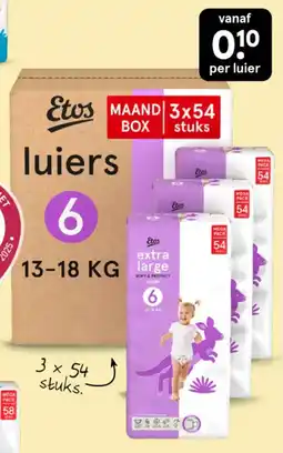 Etos Etos luiers aanbieding
