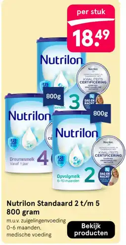 Etos Nutrilon Standaard 2 t/m 5 aanbieding