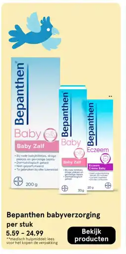 Etos Bepanthen babyverzorging aanbieding