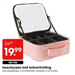 HEMA beautycase met ledverlichting aanbieding