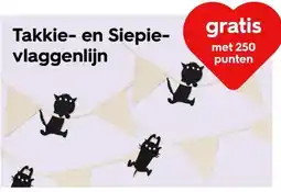 HEMA Takkie- en Siepie-vlaggenlijn aanbieding