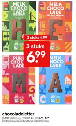 HEMA Chocoladeletter aanbieding