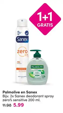 DA Palmolive en Sanex aanbieding
