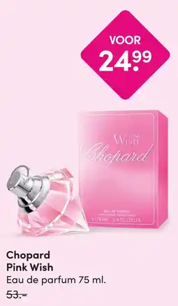 DA Chopard Pink Wish aanbieding