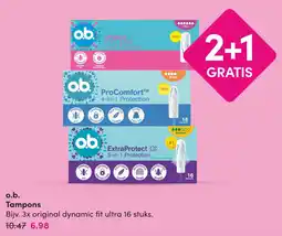 DA o.b. tampons aanbieding