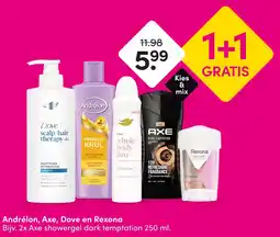DA Andrélon, Axe, Dove en Rexona aanbieding