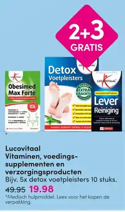 DA Lucovitaal Detox voetpleisters aanbieding