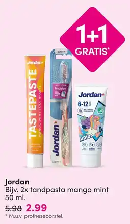 DA Jordan tandpasta mango mint aanbieding