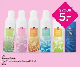 DA DA Showerfoam aanbieding