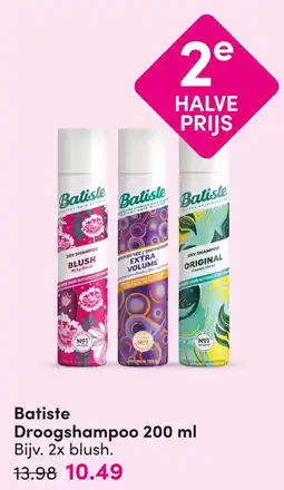 DA Batiste Droogshampoo 200 ml aanbieding