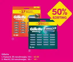 DA Gillette Fusion5 aanbieding
