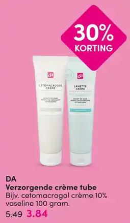 DA DA Verzorgende crème tube aanbieding