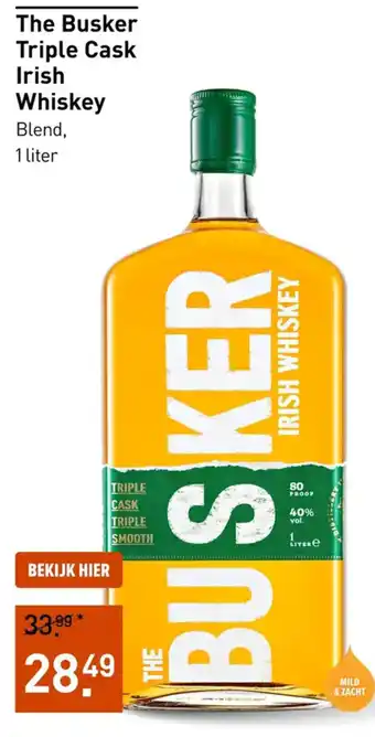 The Busker Triple Cask Irish Whiskey