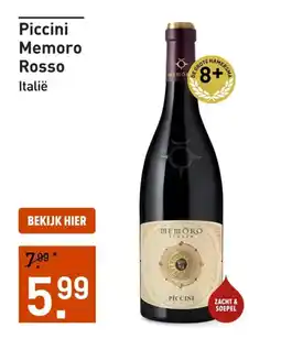Gall & Gall Piccini Memoro Rosso aanbieding