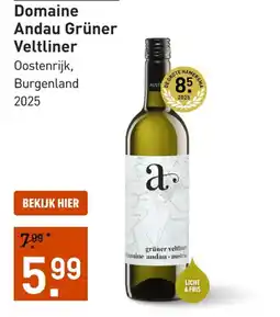 Gall & Gall Domaine Andau Grüner Veltliner aanbieding