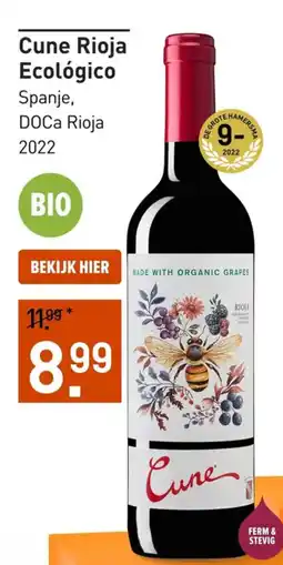 Gall & Gall Cune Rioja Ecológico aanbieding
