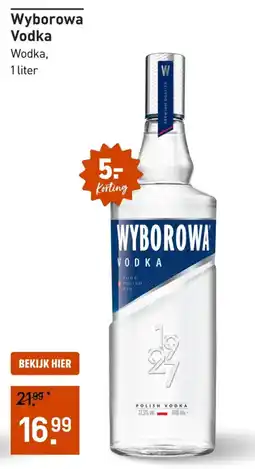 Gall & Gall Wyborowa Vodka aanbieding