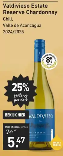 Gall & Gall Valdivieso Estate Reserve Chardonnay aanbieding