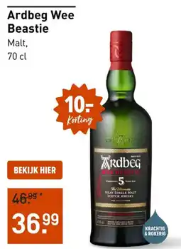 Gall & Gall Ardbeg Wee Beastie aanbieding