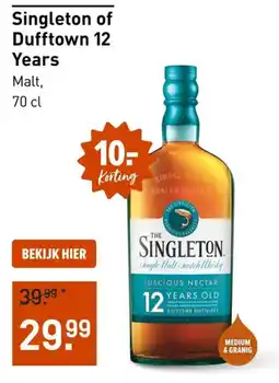 Gall & Gall Singleton of Dufftown 12 Years aanbieding