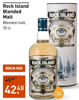 Gall & Gall rock island blended malt aanbieding