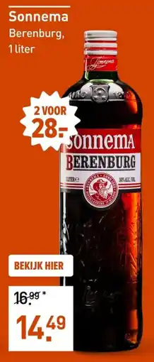 Gall & Gall Sonnema Berenburg aanbieding