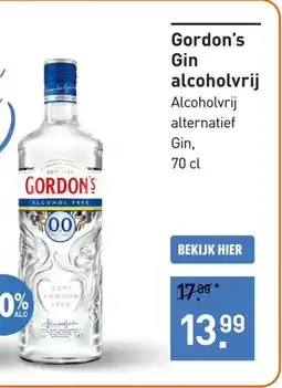 Gall & Gall Gordon's Gin alcoholvrij aanbieding