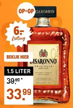 Gall & Gall disaronno aanbieding