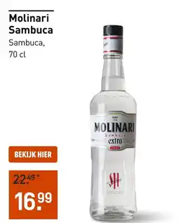 Gall & Gall Molinari Sambuca aanbieding
