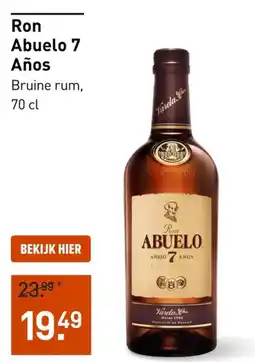 Gall & Gall Ron Abuelo 7 Años aanbieding