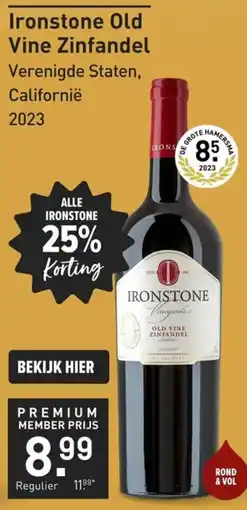 Gall & Gall Ironstone Old Vine Zinfandel aanbieding
