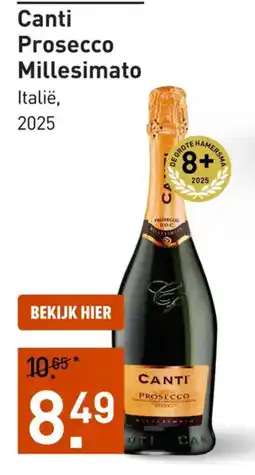 Gall & Gall Canti Prosecco Millesimato aanbieding