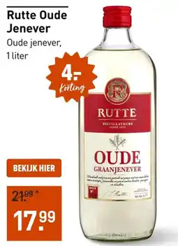 Gall & Gall Rutte Oude Jenever aanbieding