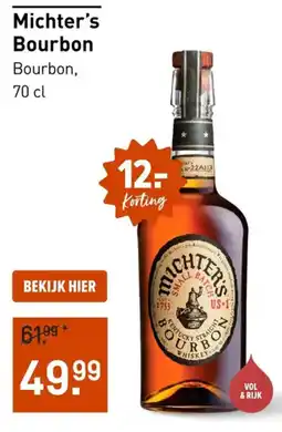 Gall & Gall Michter's Bourbon aanbieding