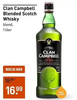 Gall & Gall Clan Campbell Blended Scotch Whisky aanbieding