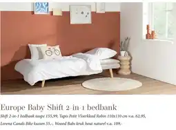 Babypark Europe Baby Shift 2-in-1 bedbank aanbieding