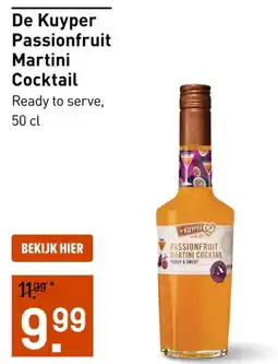 Gall & Gall De Kuyper Passionfruit Martini Cocktail aanbieding