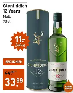 Gall & Gall Glenfiddich 12 Years aanbieding