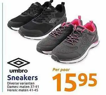 Action Umbro sneakers aanbieding